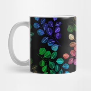 COLORFUL EUCALYPTUS LEAVES PATTERN Mug